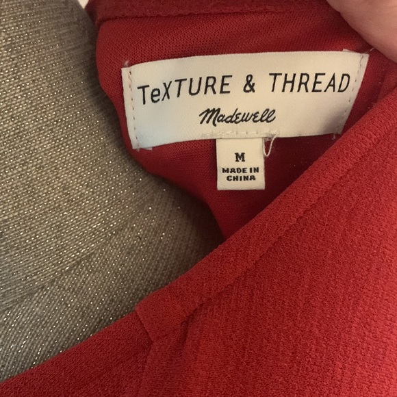 Madewell Texture & Thread top. Size Med. Only worn once. Perfect condition. - Picture 6 of 6